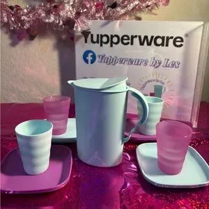 Tupperware | Toys | Tupperware Vibrant Mini Set In Blue And Purple ...